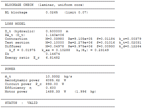 EasyTunnel output screen